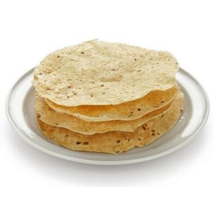 Papadums with cumin